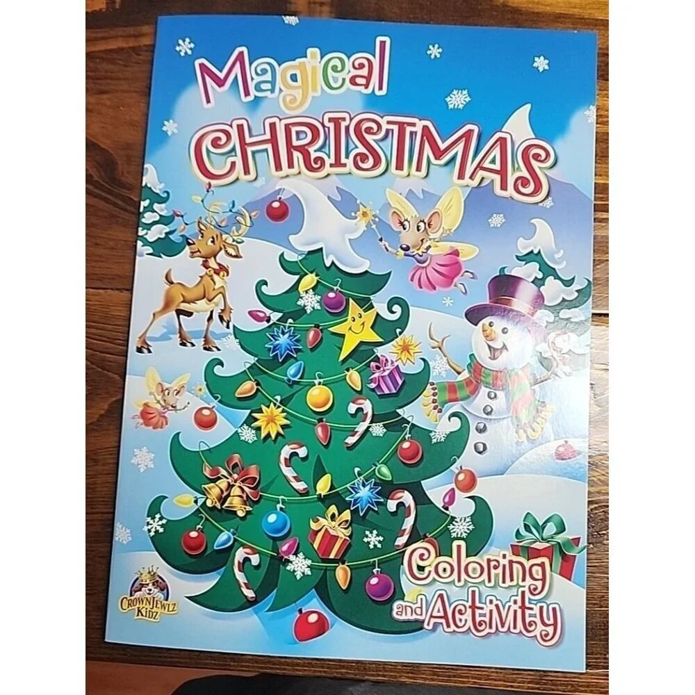 4 Christmas Coloring And Activity Books Great Stocking Stuffier Gift